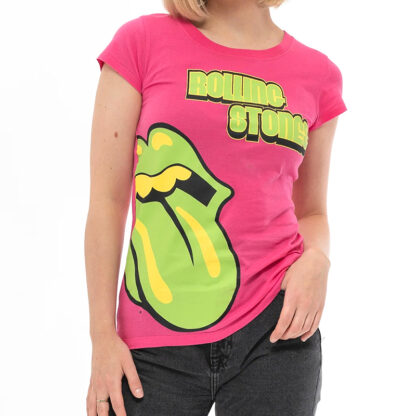 Rolling Stones (The) - Green Tongue Hot Pink Ladies (Donna Taglia M)