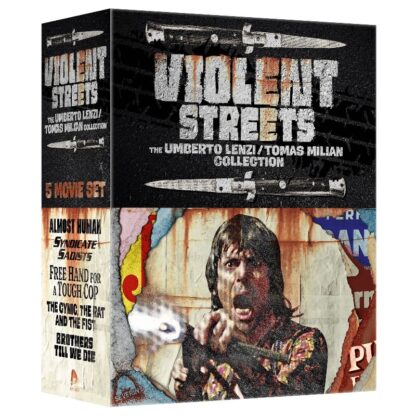 Violent Streets: The Umberto Lenzi / Tomas Milian Collection (Box 5 Blu-Ray + 3 Cd) - Import USA